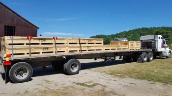 Multiple Hearth Furnace rabble arms and teeth on Truck