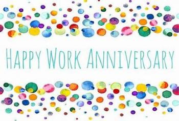 Happy Work Anniversary Banner